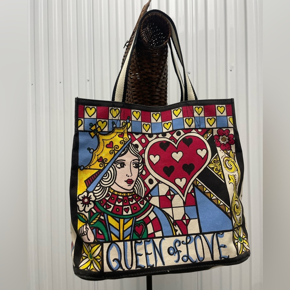 BRIGHTON Multicolor QUEEN OF LOVE Fashionista Collection Tote Shoulder Handbag